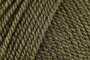 KHASO Stylecraft Special DK Crochet Yarn, Soft 100% Double Knitting Wool for Toys, Blankets, Cushion Covers, Jumpers - 100g Balls - Khaki (1027) - Single (1 Ball)