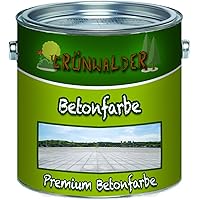 Grünwalder Betonfarbe Bodenfarbe premium Fassadenfarbe hoch-elastische und hochlichtecht für den Innen- und Außenbereich…