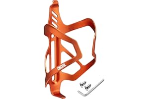 CNCLOL Bike Water Bottle Holder,Lightweight Aluminum Bicycle Bottle cage Shockproof Design,Cycling Drink Cup Holder for Road Mountain BMX Kids Gravel Bike Cycle.（black/red/blue/orange/purple）