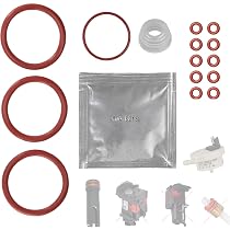Kit 3 Guarnizioni In Silicio Per Gruppo Infusore E Pistone Delonghi - Ricambio Macchina Caff&egrave;
