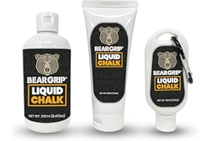 BEAR GRIP - Craie Liquide | Craie de Sport | Mains Libres de Transpiration | Crossfit | Haltérophilie | Escalade | Musculation