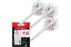 TARGET DARTS Target Japan Player Edition K Flex Flights et Système de Tiges | Pack de 3 Kflex All in One Flights, Player Edition Accessoires pour Fléchettes | Tige de Fléchette K-Flex Court/Intermédiaire/Moyen