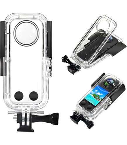 Custodia Impermeabile Per Insta360 X3 - 40m, Silicone, Antiurto, Per Sub E Sport Acquatici - Foto 3