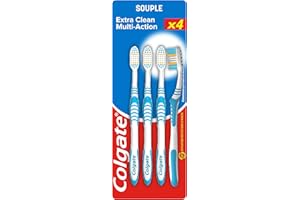 COLGATE Bardzo czysta szczoteczka do zębów Multi Action - miękka - zestaw 4 szczoteczek