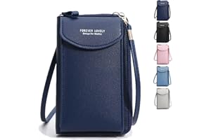 GoPaw Mini Sac à Bandoulière pour Téléphone Portable, En Cuir Porte Monnaie Téléphone Portable pour femmes, Petit Sac Bandoulière Femme, Petit sac à bandoulière pour femme