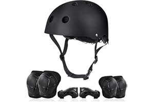 Flintronic Casque Vélo Enfant, Casque Vélo Enfant Set 3-13 Ans, Casques de Protection Ensemble pour Cyclisme Roller Skate Scooter