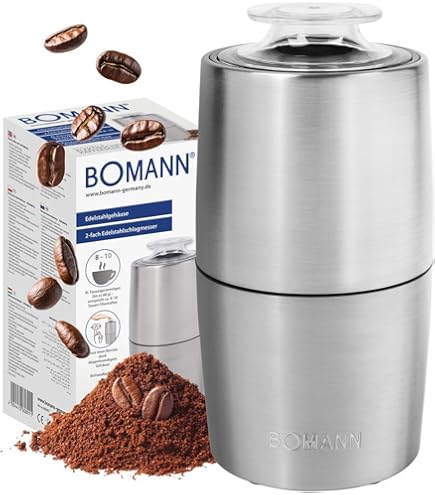 Girmi CC01 Elektrische Kaffeemühle aus gebürstetem E