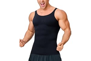 KUMAYES Faja Camiseta Reductora Compresión Hombre Faja Chaleco Hombre Camiseta Reductora Hombre Alta Elasticidad