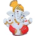 BESTWAY DECOR Ganesh Murti | Ganesh Idol for Car Dashboard| Ganesh Idol for Home Decor| Ganesh Idol for Gift| Gadi Ganesha| God Idol for Car Dashboard| Ganpati Murti| Vigneshwara Statue, Resin