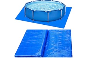 WINOK Pool Ground Cloth, Ground Protector Cloth for Above Ground Pools, Foldable Swimming Pool Floor Protector, Ground Cloth Floor Protector for Swimming Pools (274 * 274cm)