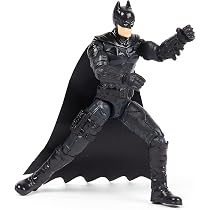DC Comics Batman Figur 30 Cm – Mit Blauer Kampfrüstung, Umhang & 11 Gelenken
