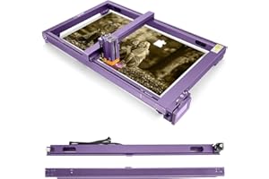 ATEZR KE Extension Kit Accesorios para máquina de grabado láser ATEZR L2, amplía el rango de grabado láser a 750 x 410 mm, grabado láser más largo y corte para grabadores láser