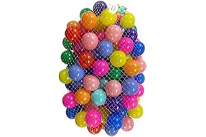 STERUN Ball Pit Balls 100/500 Playballs Smooth Surface & No Sharp Edges, Crush Proof, Toxic Free 6cm Soft Pit Balls For Kids Indoor Outdoor Play | For Ball Pit