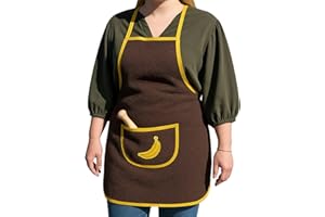 SaoTi Pack de 1,4 u 8 Delantales de Rizo/Toalla, Fabricados 100% en Algodón, frutas bordadas, ideal para secar.Delantal de cocina Mujer