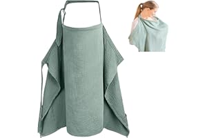 HZZXCH Breastfeeding Cover,Nursing Cover Breastfeeding Breastfeeding Breast Feeding Essentials Nursing Cover Cotton Soft Breathable Breastfeeding Cover Breastfeeding Cover Up Breast Feeding Coverall