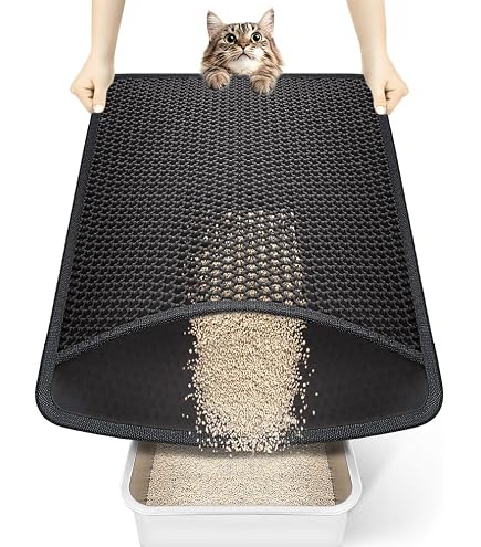Tappetino Sotto Ciotola Per Cani E Gatti In Silicone - 2 Pezzi, 26x26 Cm, Bordi Rialzati, Antiscivolo