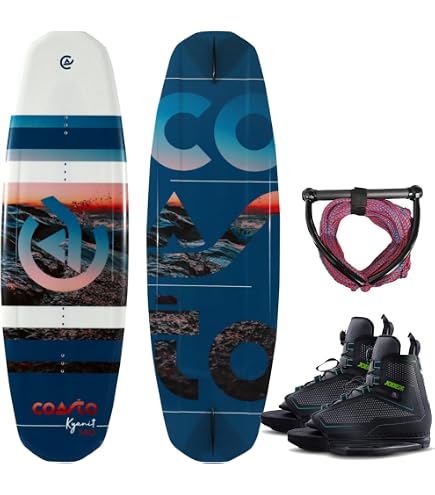 Combo Wakeboard Jobe Prime Per Principianti - Tavola + Attacchi, Colore Blu, Unisex, Perfetto Per Iniziare A Praticare Wakeboard - Foto 4