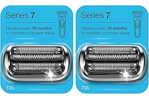 cutecool 73S for Braun Series 7 Replacement Head In due confezioni - Compatibile con 7 Series Models 7020s 7025s 7085cc 7027cs 7071cc ​​7075cc