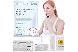 FLAMEBROTHER Getein - 10 x Corona Schnelltest Selbsttest Antigentest auf SARS-CoV-2 (Nasal Swab) | 10 Stück