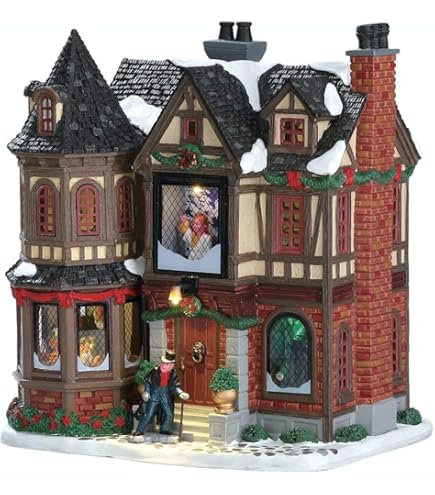 LEMAX Village Library - Decorazione Natalizia In Porcellana