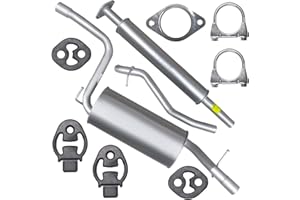 FERROZ Adamot Schalldämpferset Auspuffanlage Auspuff für Focus 2 II MK2 Focus C-Max 1 I MK1 1.6i 1.8 16V 1.6i 1.8 16V 2.0i