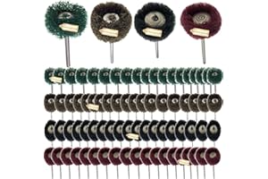 LTSSTOREUK Lsgoodcare 80Pcs 25mm Schleifscheibe Polierscheibe Kit 80 Grit 150 Grit 240 Grit 300 Grit, Schleifmittel Polierscheiben kompatibel mit Dremel Rotary Tools