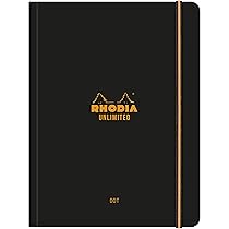 RHODIA 118979C - Unlimited Black Elastic Notebook - A5 - Lined - View #10