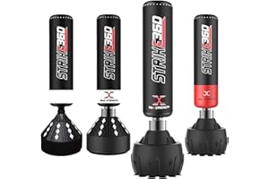 MaxStrength Pedestal Free Standing boxing or kickboxing Punch Bags Martial Arts, MMA fitness equipment. Heavy Duty Target Stand Punch Bags 5.5ft, 6ft