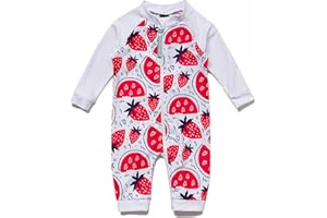 BONVERANO Traje baño bebé protección Solar UPF 50+ Cierre Cremallera Largo Completo