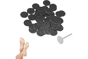 SANTING Hornhautentferner Schleifscheibe, 50pcs Elektrische Fußschleifer Schleifpapier Schleifscheibe Pediküre-Werkzeug Ersatz Zubehör mit Welle(φ25mm)