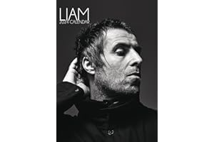 HOLLYWOOD IDOLS Liam 2024 A3 Rebel Music Wirobound Wall Calendar The Perfect Xmas or Birthday Gift
