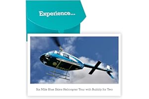 Buyagift Six Mile Blue Skies Helicopter Tour with Bubbly for Two – available at a choice of locations in the UK, including London, Manchester, York and more