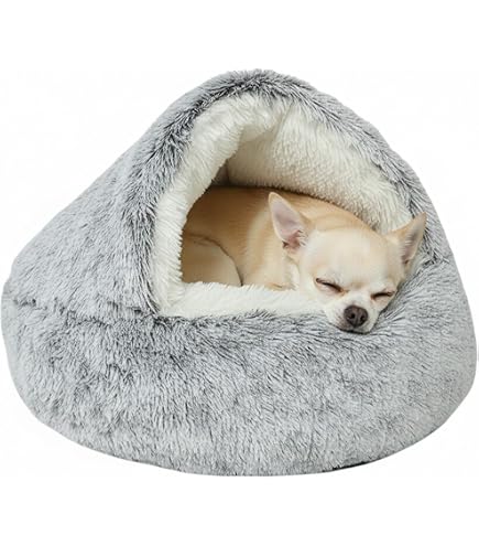 Lit Cocon Pour Chien Pilcozy - Doudou Doux, Bord Surélevé - Base Antidérapante - Lavable En Machine - 5