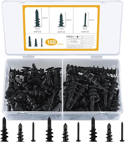 Goujon De Support Noir 66 Mm ZTSE4770-3 - Neuf, Métrique, Pour Montage/électronique