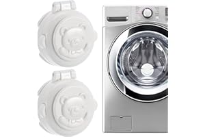 SAFIGLE Verrou Appareil Électrique Interrupteur Gardes Pour Enfants 4 Pièces Machine À Laver Bouton Couvercle De Sécurité Bébé Appuyant Sur Des Interrupteurs De Preuve Bouton De Démarrage