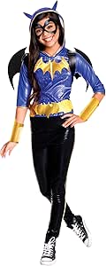Rubie's Official Girl's Dc Super Hero Deluxe Batgirl Costume - Large