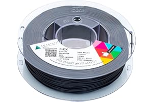 SMARTFIL FLEX 93A | Filamento impresión 3D | Flexible | Capacidad de ser estirado | Shore 93A | Peso: S (330g) | Diámetro: 1.75 mm | Color: True black
