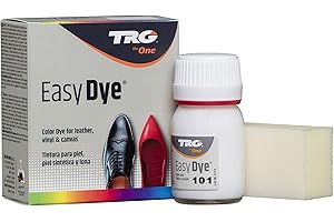 TRG The One Easy Dye, colorante per il ripristino del colore delle scarpe in pelle, Bianco (101 White), 25 ml