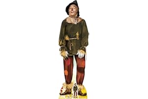 Star Cutouts Ltd SC974 The Scarecrow from The Wizard of Oz Life Size Cardboard Cut Out with Mini Table top, Multi-Colour, 171 x 53 x 171 cm