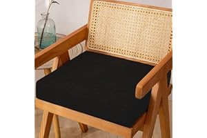 HOOWARM Cojines para Silla Oficina 40x40cm/50x50cm Cojín para Silla Comedor Extraíble Terraza Cojín de Asiento Interior/Exterior/Jardin/Patio/Ruedas/Cocina Cojines para Silla(Colour5,50x50x8cm)