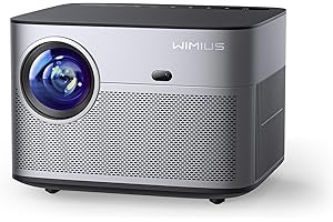 【Auto Focus/Keystone】 Proiettore WiFi Bluetooth 1080P Full HD 900 Ansi, Proiettore 4K WiMiUS Videoproiettore WiFi6 Zoom 100%-50%, Touch Screen Home Theatre 300'' per Smartphone/Firestick/PS5/USB HDMI
