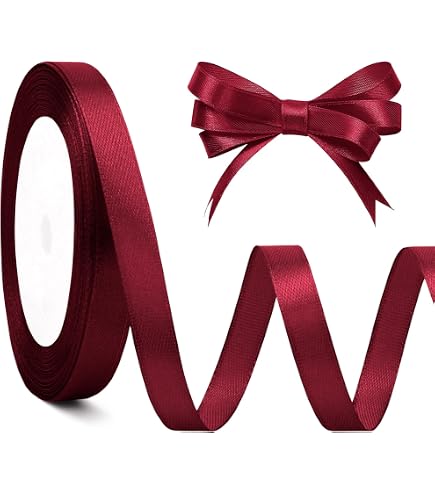 Furlanis Nastro Doppio Raso Made In Italy - Colore Bordeaux 16mm X 50 Metri - 2