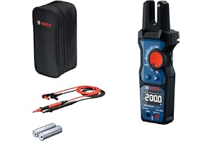 Professional strömgaffel GFM 1000-15 (True RMS, inverterad LCD, mäter upp till 200 A AC, beröringsfri spänningsdetektor