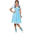 Smiffy's 47301L Kansas Country Girl Costume, Blue & White, L - UK size 16-18