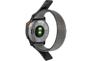 INF Pasek kompatybilny z Garmin Fenix 7X / 6X / 5X / 3 / D2 Bravo / Descent MK1, zamiennik paska nylonowego o szerokości 26 mm