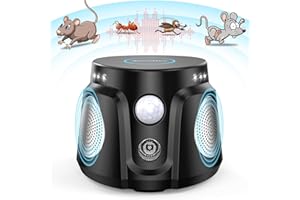 BUBBACARE Ultrasonic Pest Repellent,4 Mode Powerful Mouse Repeller plug in Pest Control,Mouse Repellent Effective against for Mice, Rats, Spiders, Cockroaches,Spider Repellent Harmless/Environmentally Friendly