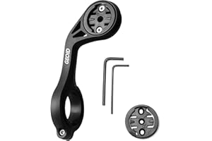 GEOID Support pour ordinateur de vélo, ordinateur de vélo de route compatible avec Garmin, Wahoo, Magene avec caméra d'action GoPro et fixation d'éclairage de vélo