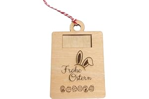 ANISTA-INDUSTRIES Originelles Geldgeschenk zu Ostern Ostergeschenk Geld Geschenk aus Holz