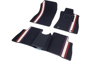 Crokomat Car Mats Fit Nissan Juke 2010-2019 F15 Tailored Deluxe Car Floor Mats For 2010 2011 2012 2013 2014 2015 2016 2017 2018 2019 Velour Carpet with Rubber Back Set of 5 Pieces car Accessories