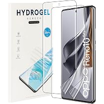 NUCNOK 2 Pezzi Pellicola Protettiva per Oppo Reno 15 5G (Non Vetro Temperato), HD Film Hydrogel Flessibile, Supporta Lo sblocco delle Impronte digitali, Copertura Completa Anti-Graffio